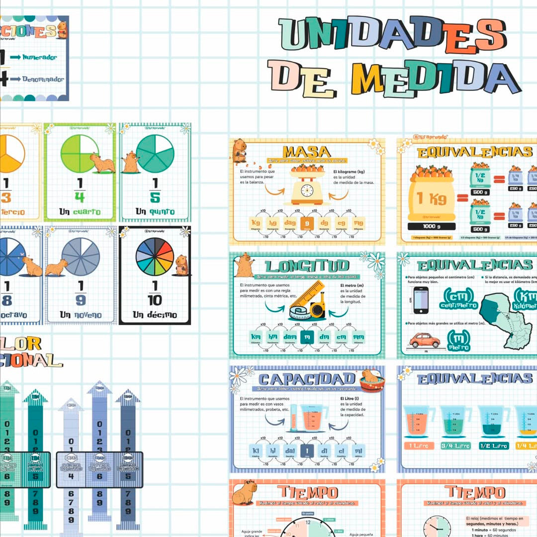 KIT CAPIBARA MATEMÁTICAS