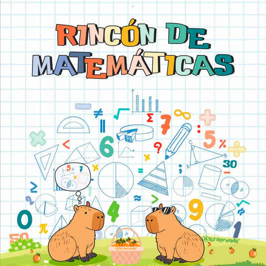 KIT CAPIBARA MATEMÁTICAS